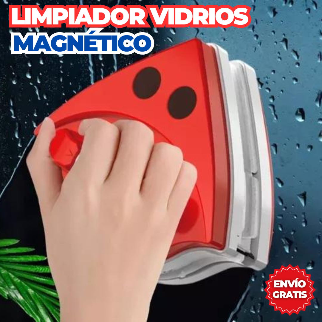 Limpiador de vidrios magnéticos + Limpiador de orillo de regalo🎁