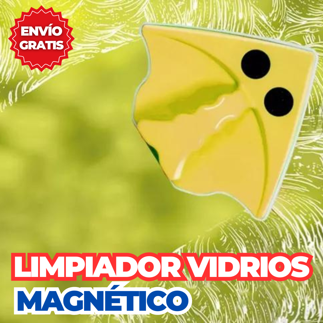 Limpiador de vidrios magnéticos + Limpiador de orillo de regalo🎁