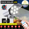 Foco Led solar - Tipo Cámara con control remoto