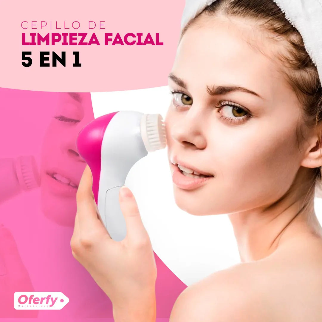 Cepillo de limpieza facial 5 en 1