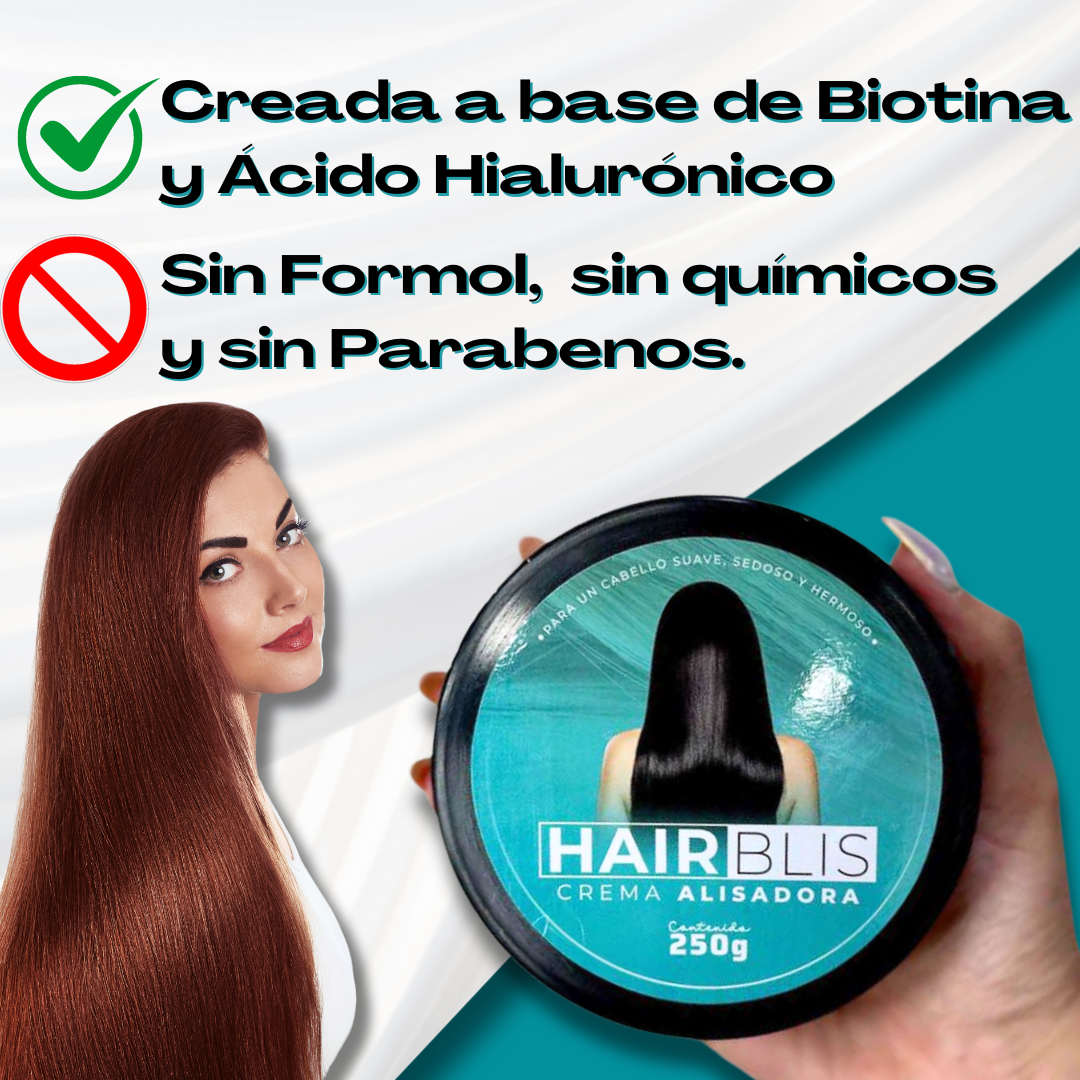 Crema Alisadora Hair Blis 250gr