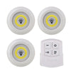 Set Luz Led - Control Remoto Inalámbrico (3 luces led + control remoto)