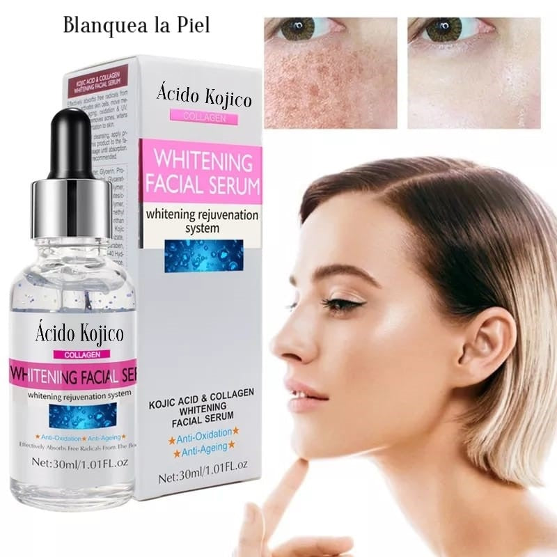 Serum Facial Blanqueador Revitalizador De Acido Kojico